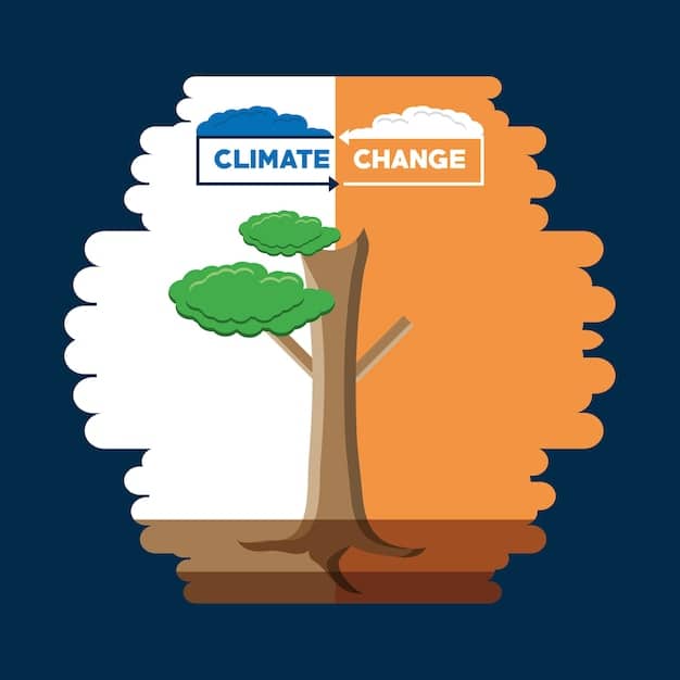 An infographic illustrating the relationship between deforestation, climate change, and increased wildfire risk, showing how each factor contributes to the problem.